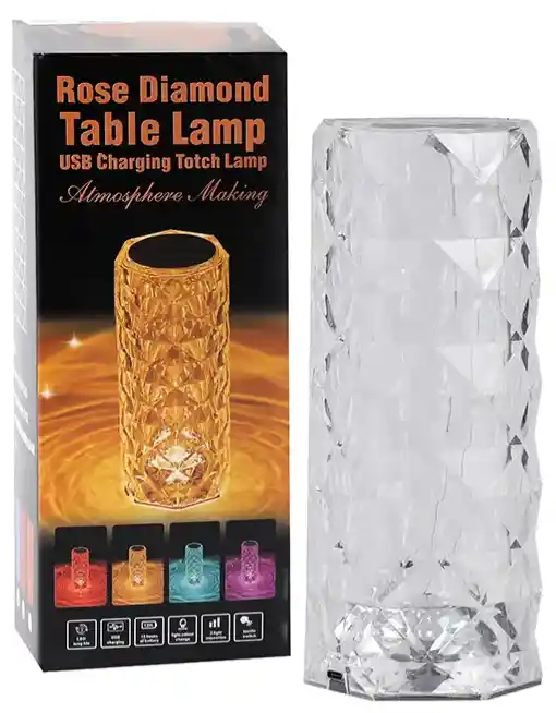 Lampara Cristal Acrílico