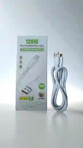 Cable Siliconado Carga Rápida 6a Tipo C
