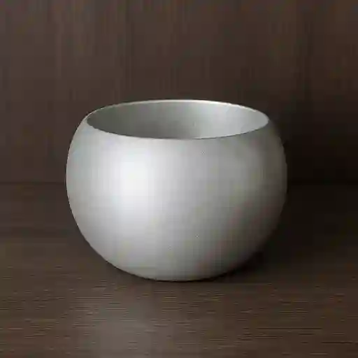 Maceta Para Orquidea Mini Plateada