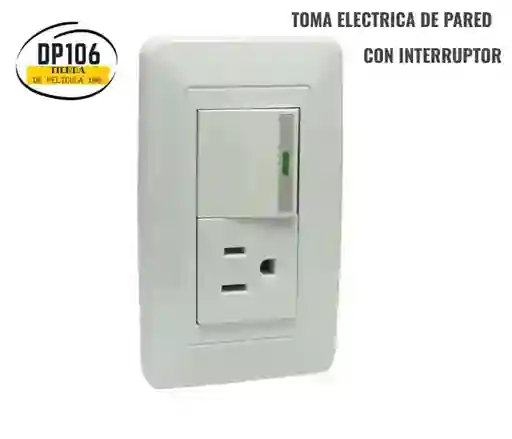 Toma Eléctrica De Pared Con Interruptor Integrado / Toma Duplex