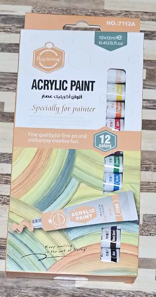Acrílico Acrylic Paint Pintura Arte Dibujo Por 12/u - 12ml