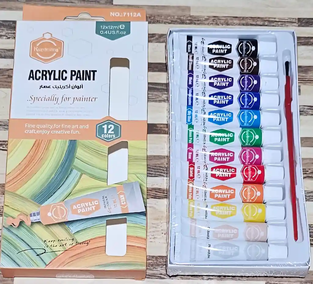 Acrílico Acrylic Paint Pintura Arte Dibujo Por 12/u - 12ml