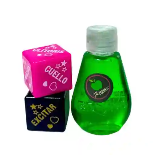 Lubricante Caliente Erótic 13ml Con Dados Masajes Sexo Oral Juegos  aceite