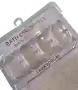 Cortina Baño Tela Lavable Beige