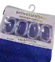 Cortina Baño Tela Lavable Azul Rey