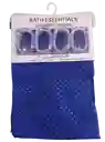Cortina Baño Tela Lavable Azul Rey