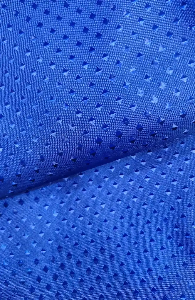 Cortina Baño Tela Lavable Azul Rey