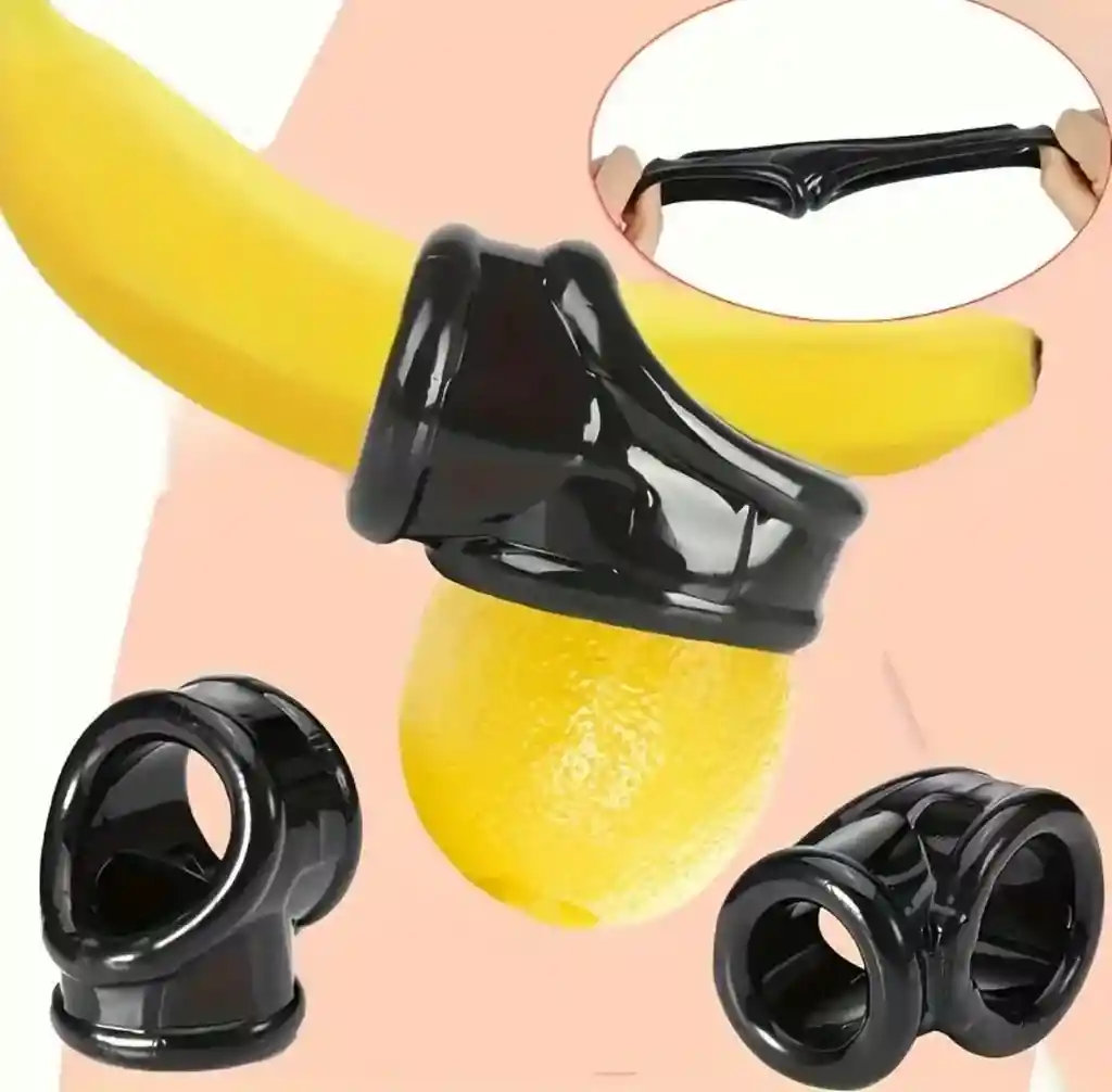 Anillo De Silicona Masculino Para El Pene Retardante Estimulador Firmeza Retrasa La Eyaculacion