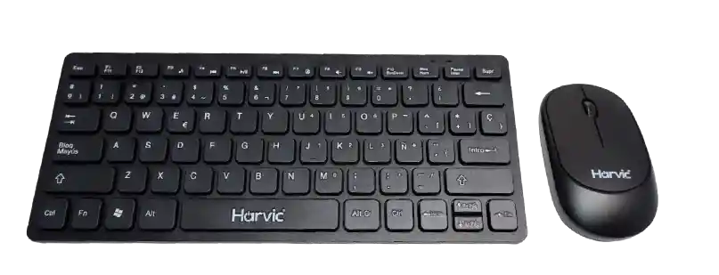 Kit Teclado Y Mouse Harvic, Tbt/456, Inalambrico