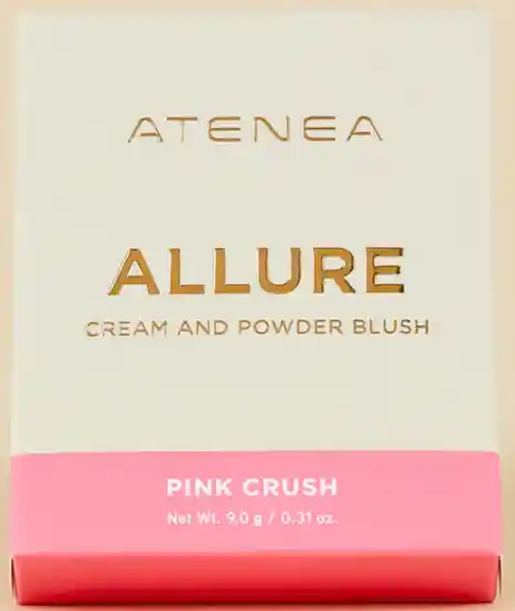 Atenea Rubor Duo Crema Y Polvo Compacto Pink Crush