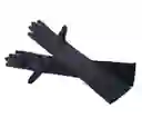 Guantes Lisos Negros Largos
