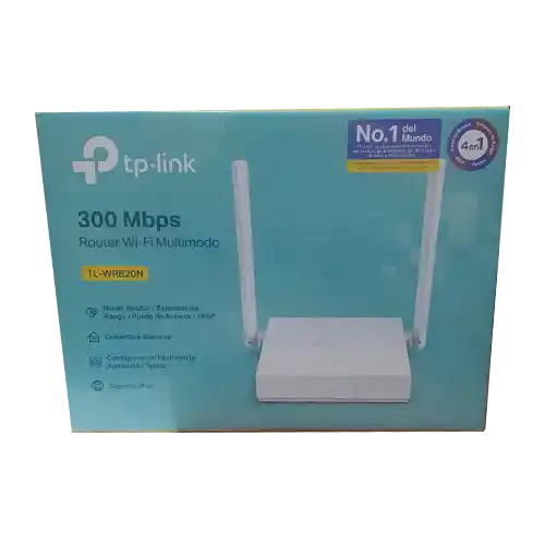 Router Inalambrico Y Alambrico Tp-link En Velocidad De 300mbps 4 En 1 Ref: Tl-wr820n