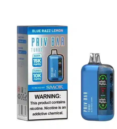 Priv Bar 15k Blue Razz Lemon