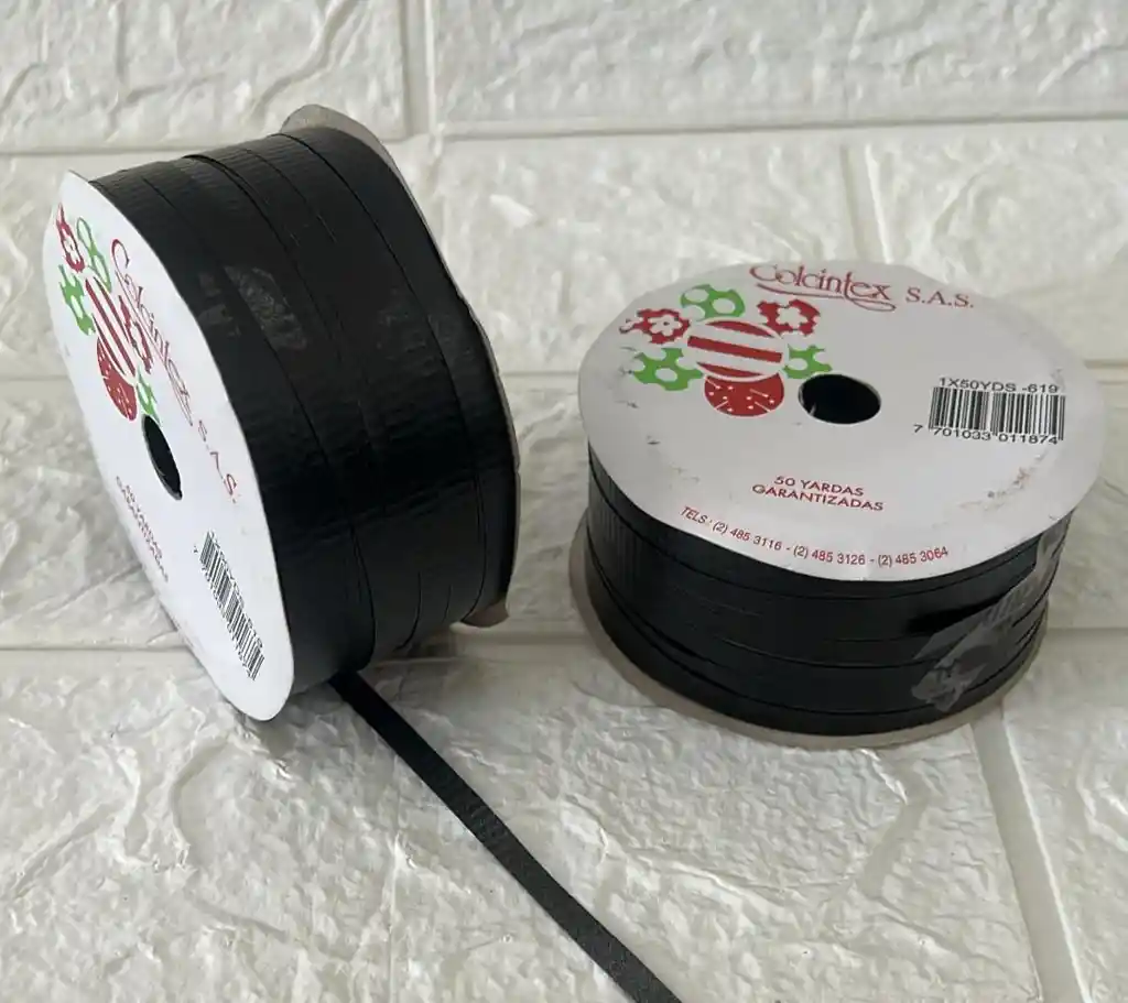 Cinta Papel Negra 1*50 Yardas