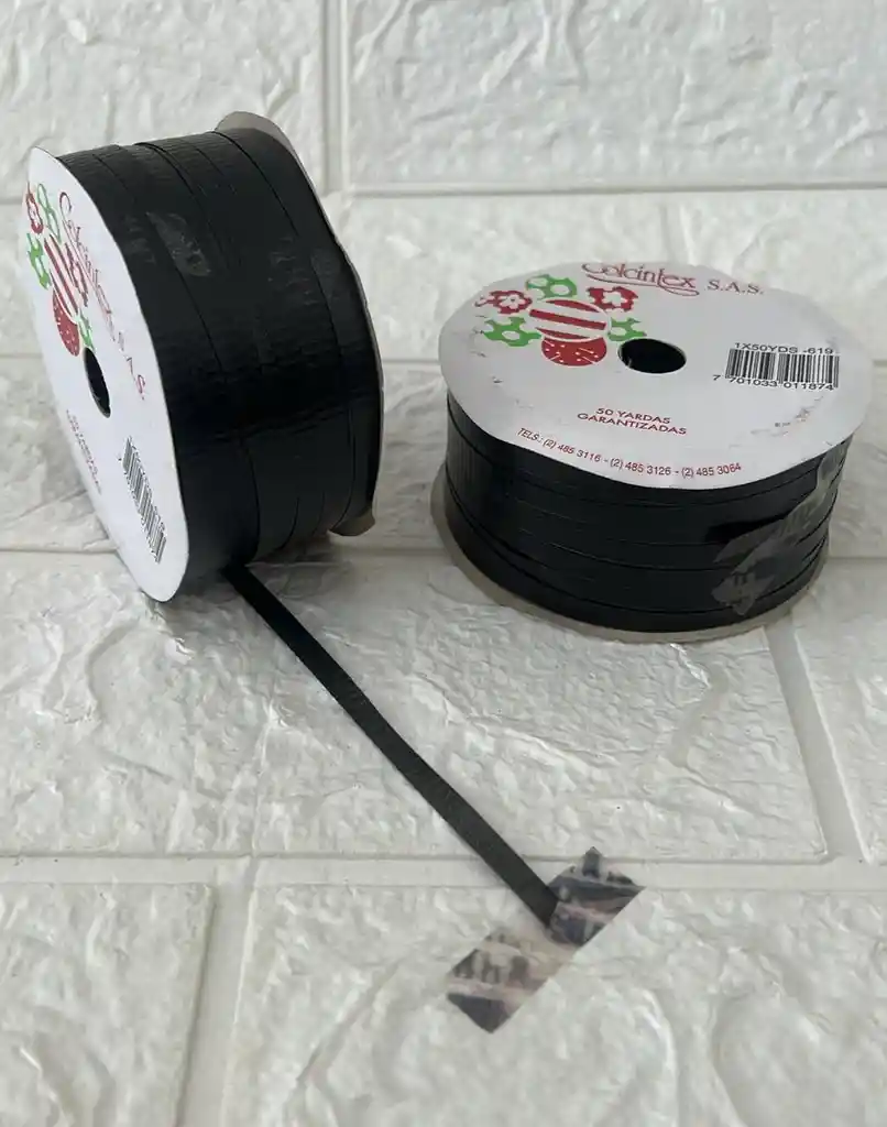 Cinta Papel Negra 1*50 Yardas