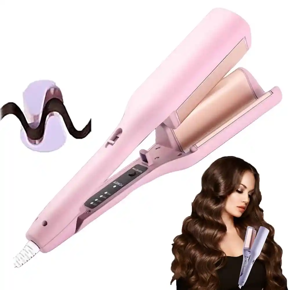 Plancha Rizadora Estilo Sirena, Ondas En El Cabello
