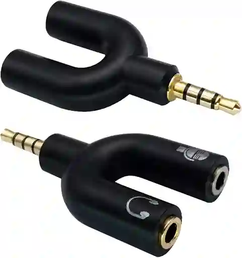 Convertidor 2x1 Plug, Microfono Y Audio - Silicona