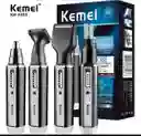 Maquina De Afeitar Eléctrica Kamei Km - 6630 4 En 1 Recargable Para Nariz, Barba, Cabello Y Cejas