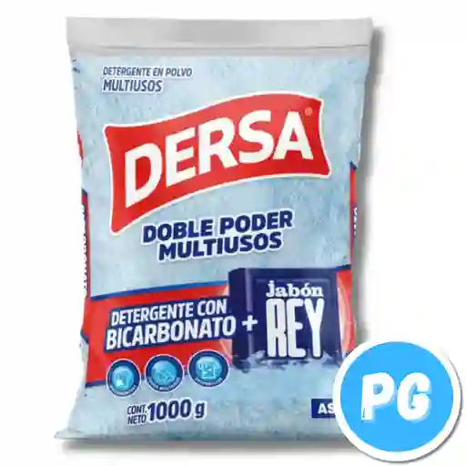 Paquete Detergente En Polvo Dersa 1000 Gramos
