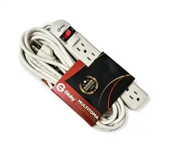Multitoma 5m 6 Salidas Cable Con Proteccion (tipo Techman)