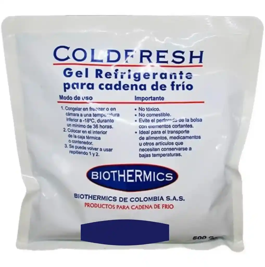 Gel Refrigerante Biothermics 500 Gr