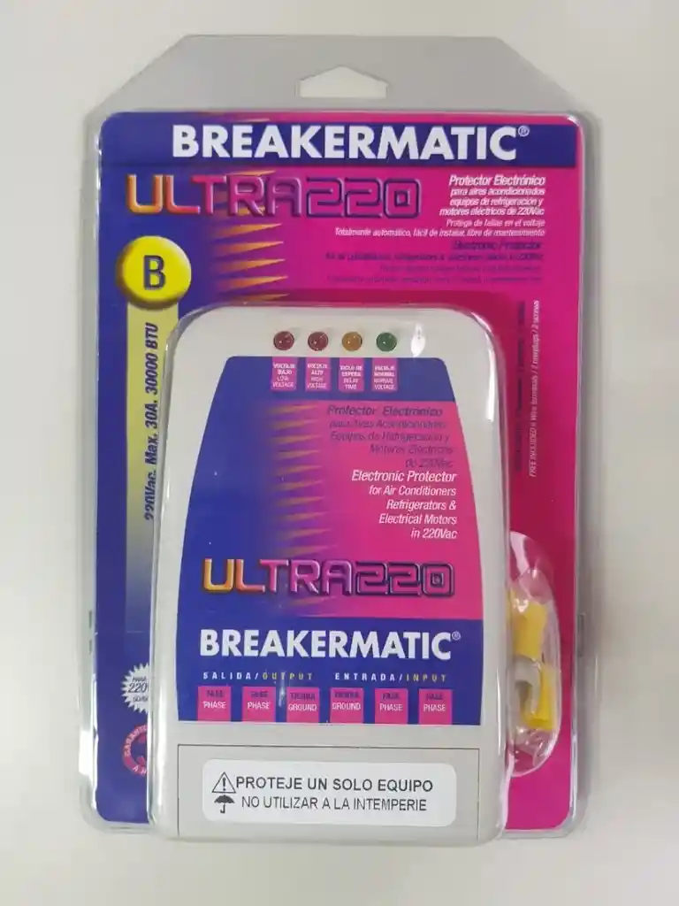 Protector Voltaje T.pesado 220v Breakermatic