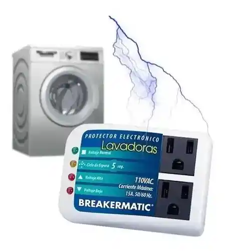 Protector Voltaje Lavadora Breakermatic