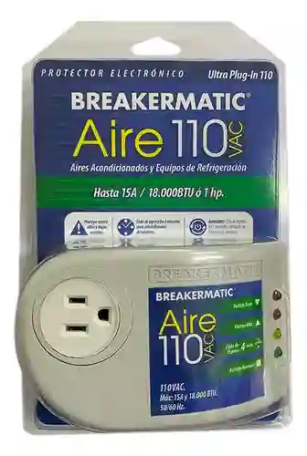 Protector Voltaje A/a Ref 1hp/18.000 Btu 110v Inverter Breakermatic