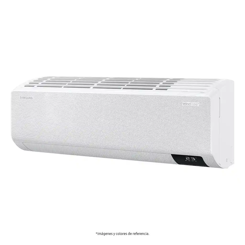 Aire Acondicionado Mini Split 9000 Btu Inverter Wind Free Wi-fi 220v Con Kit Samsung Ar09cvfcmwk/cb