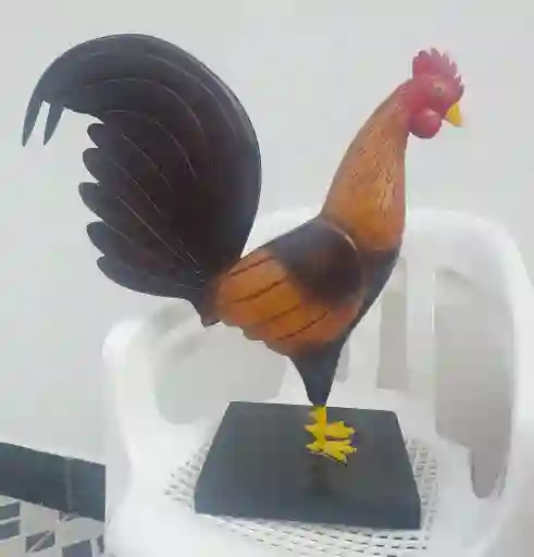 Decoracion Madera 60 Alto (gallo)