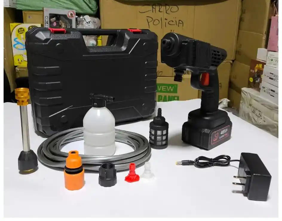 Hidrolavadora Portátil Inalámbrica 1 Batería 48v Recargable