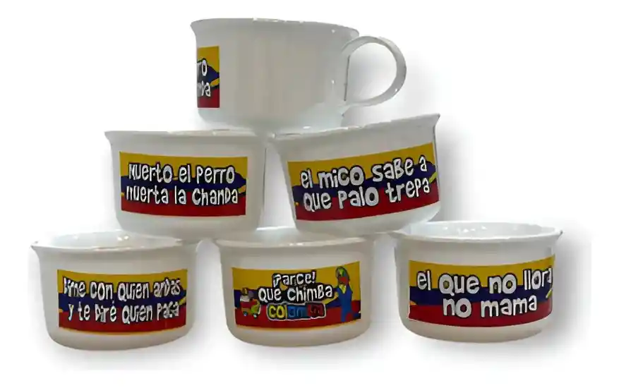 Copa Shot Vasenilla X12 Collar Colombia Aguardientera Fiesta