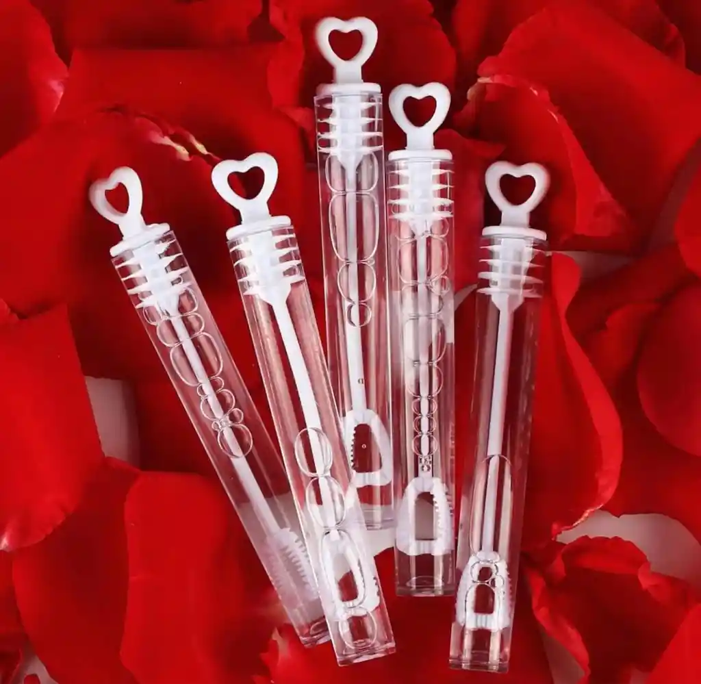 Burbujero Siliconado Para Matrimonio X12 Primera Comunión,cumpleaños