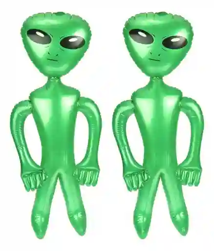Alíen Inflable Marciano Gigante Alienígena Juguete 70cm