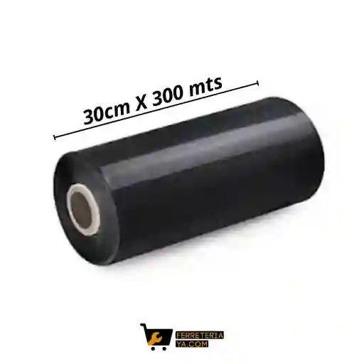 Vinipel Negro Stretch 30 Cm X 300 Mts