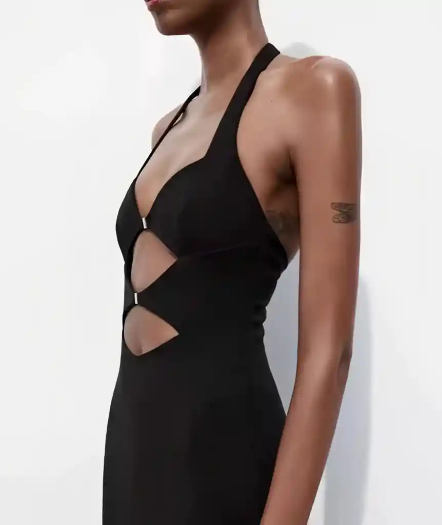 Vestido Asha Talla L Negro