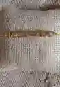 Pulsera O Tobillera De Zircon Blanco En Rodio