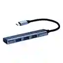 Adaptador Hub Usb-c 4 En 1