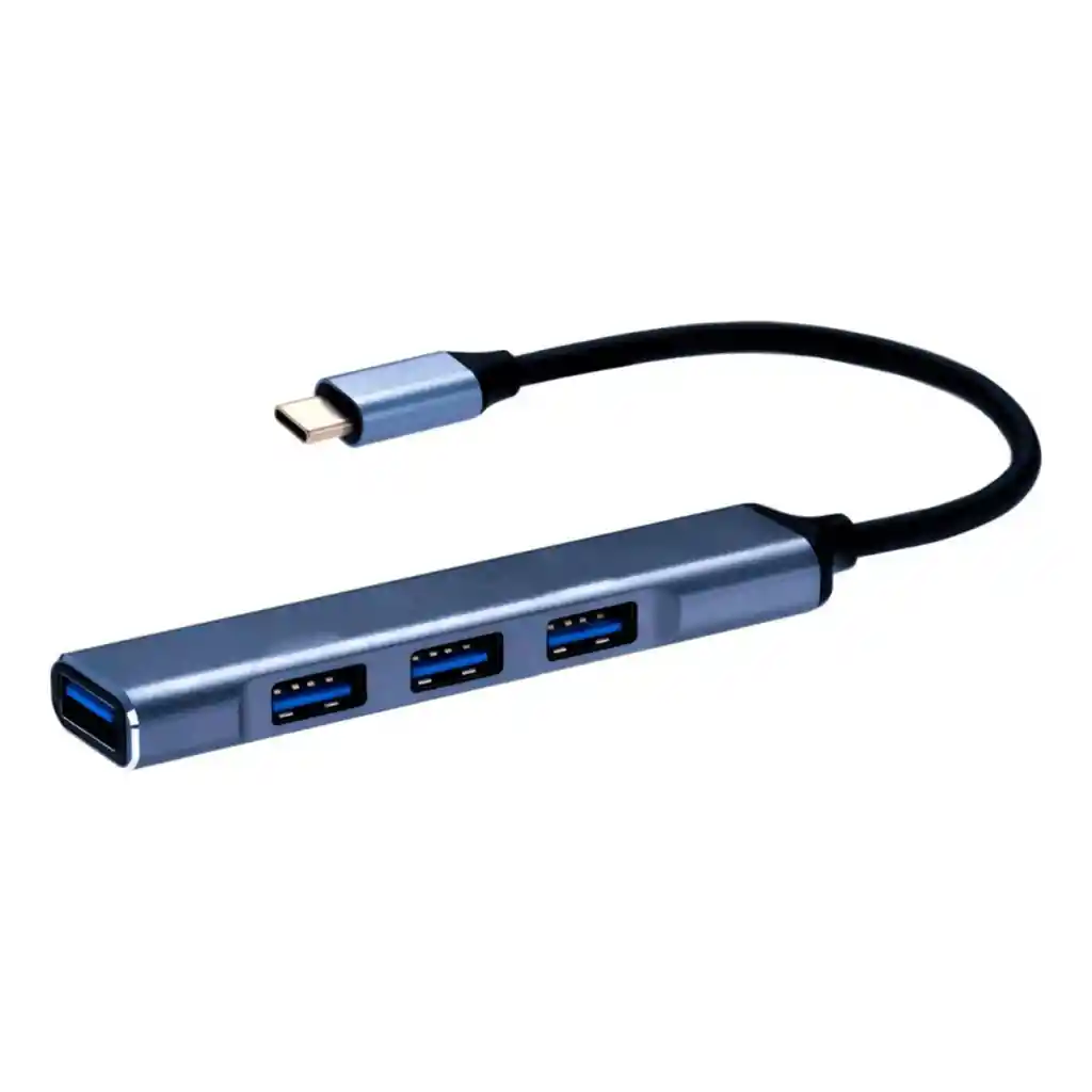 Adaptador Hub Usb-c 4 En 1