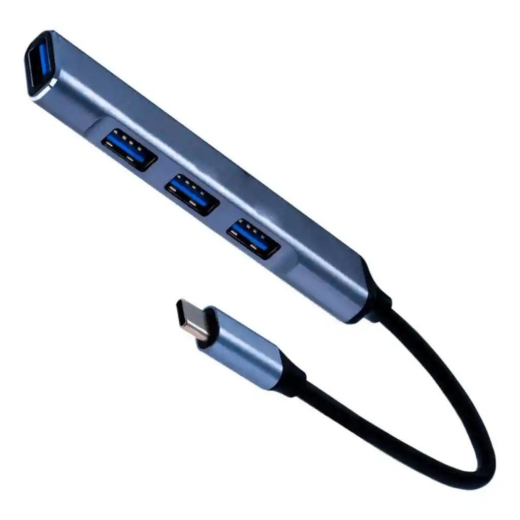 Adaptador Hub Usb-c 4 En 1