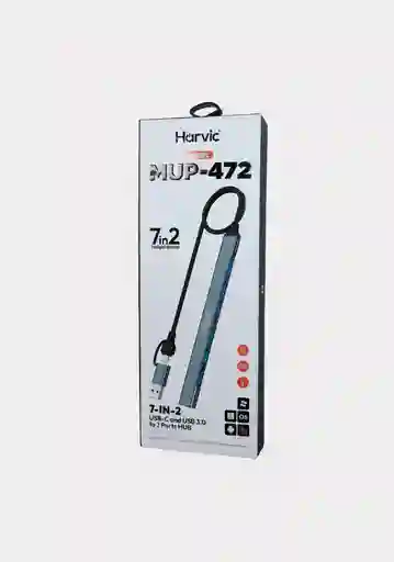 Hub Usb-c 7 En 2 Harvic