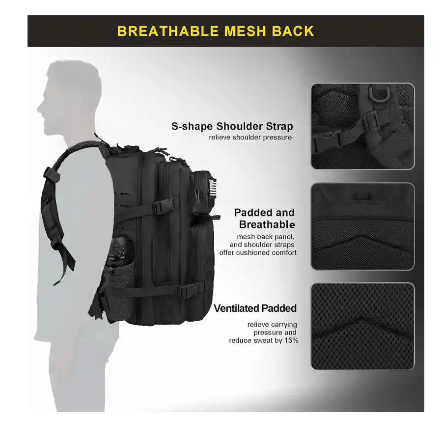 Reebow Gear Mochila Militar Táctica De Asalto Militar