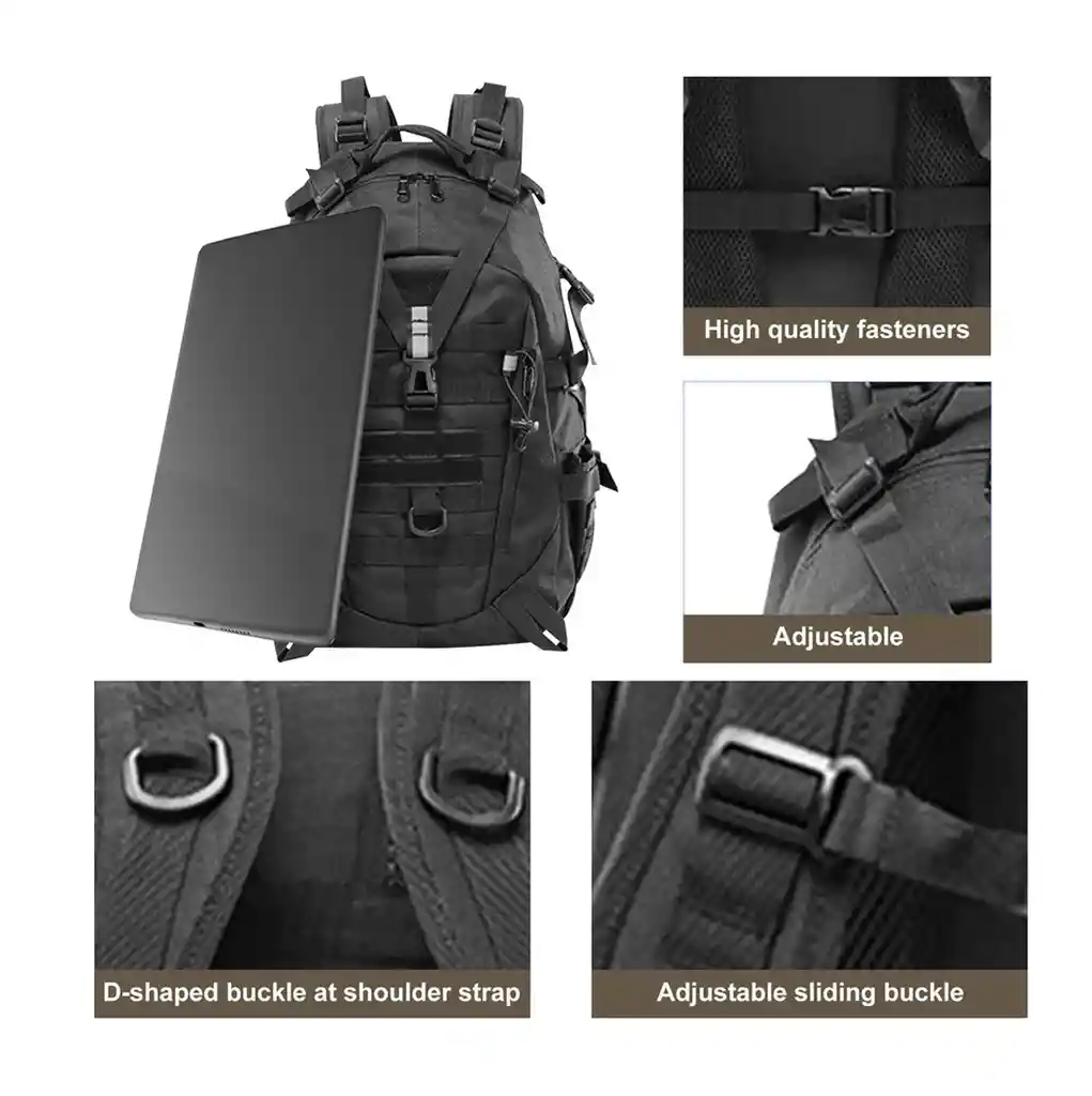 Morral Táctica Diseño Confort Compacto