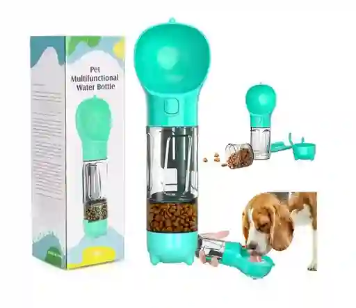 Bebedero Para Mascotas Doble Servicio Con Espacio Para Comida