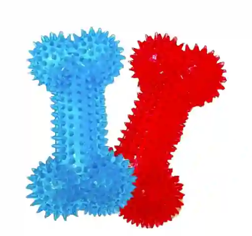 Juguete Hueso Para Perro Chillon Luz Con Textura Estimulante