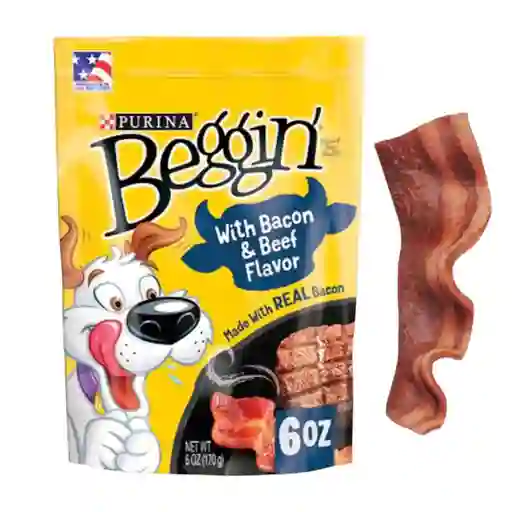 Beggin Tocinetas Snack Para Perros 6oz