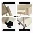 Mini Organizador Armable Pequeño 2 Niveles Con Ruedas Plastico