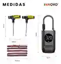 Compresor Portátil De Aire Recargable Alta Potencia Infla Llantas Rápido Con Despinchador Estuche