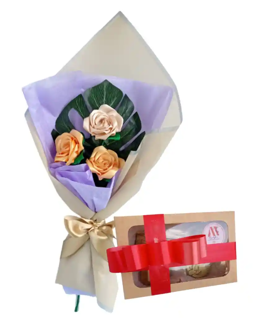 Ramo De Rosas Y Chocolates Amatista Eterna