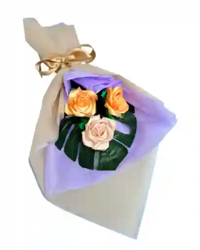 Ramo De Rosas Amatista Eterna